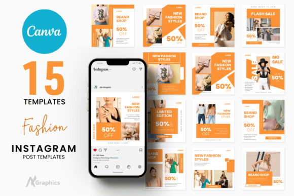 Download 15 New Fashion Instagram Post Templates - Fashion Collection