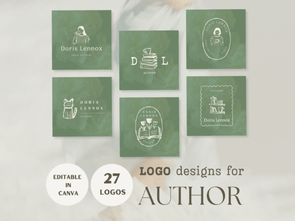 Download Author Canva Logo Template - Canva logo Collection
