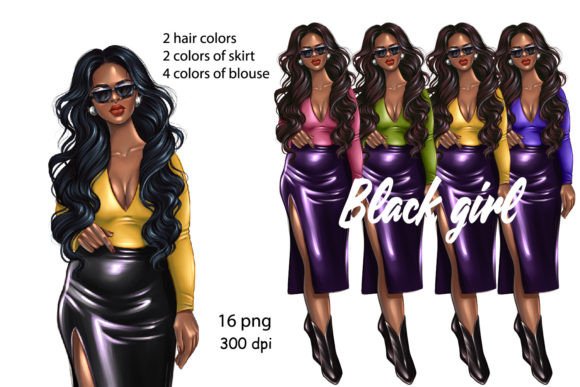 Download Black Girl Fashion Illustration - Fashion Collection