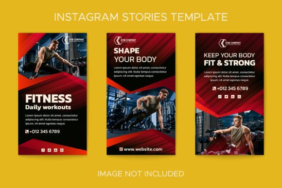 Download Gym Fitness Instagram Stories Collection - Premium Bundle