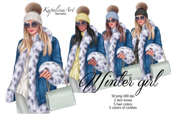 Download Winter Fashion Girl Clipart - Fashion Collection