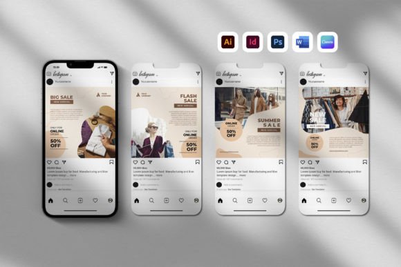 Download Fashion Instagram Posts Collection - Premium Resources