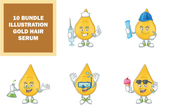 Download Gold Hair Serum Bundle - Hair serum Collection