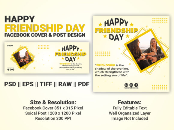 Download Happy Friendship Day Social Design - Social design Collection