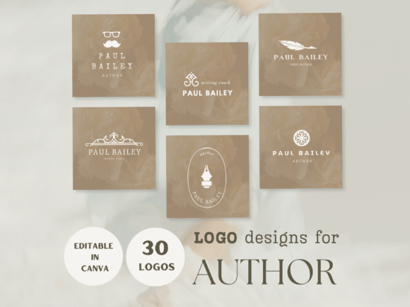 Download Author Canva Logo Template - Canva logo Collection