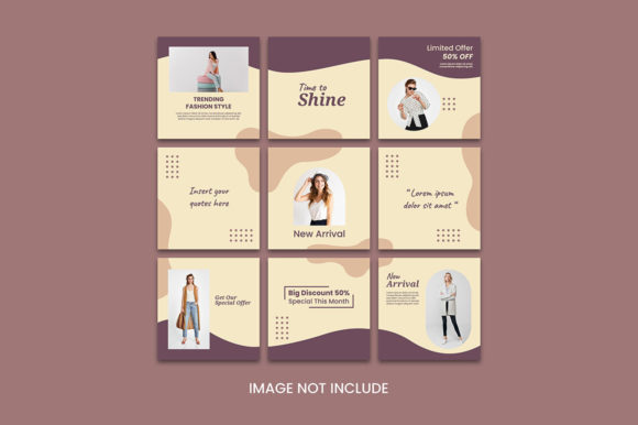 Download Instagram Fashion Post Template - Fashion Collection