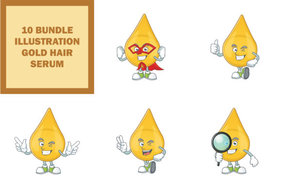 Download Gold Hair Serum Bundle - Hair serum Collection